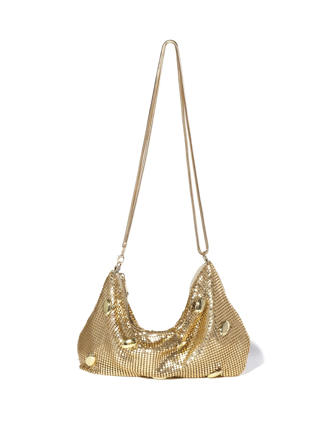 Luxury Gold Handle Aluminum Alloy Purse